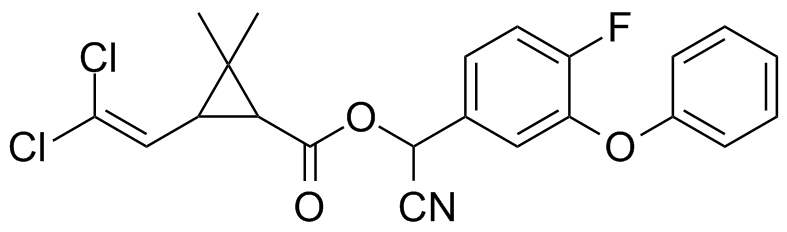 乙腈中氟氯氰菊酯溶液，100μg/mL